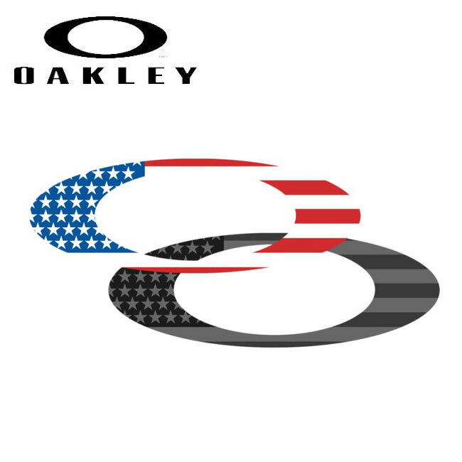 OAKLEY オークリー Flag Metal Icon Sticker 69 211-060-001 【ステッカー シール おしゃれ アウトドア】【メール便・代引不可】