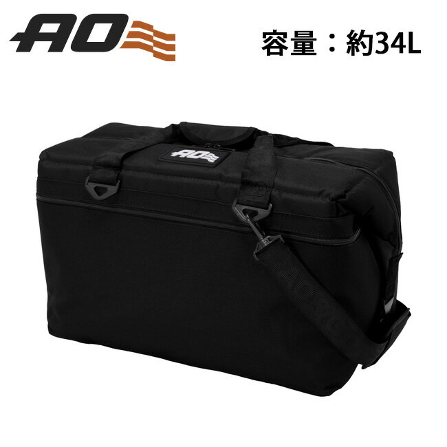 樂天商城 - 【9日20時〜16日1時59分限定クーポン配布中】●AO Coolers　エーオー クーラーズ 36パック キャンバス ソフトクーラー AO36BK 【クーラーボックス クーラーバッグ アウトドア キャンプ 保冷 トートバッグ】
