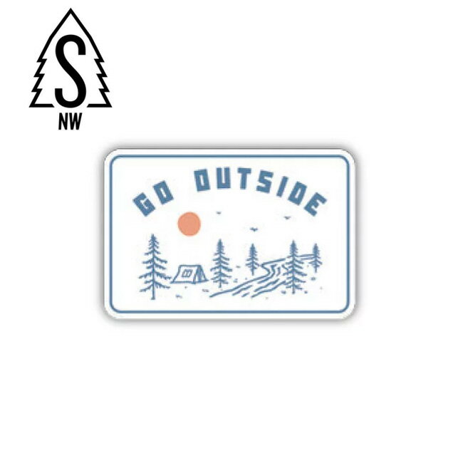 樂天商城 - ●STICKERS NORTHWEST ステッカーズノースウエスト PRINTED STICKERS GO OUTSIDE 3.0 プリンテッドステッカーズゴーアウトサイド 7SNW0562LSTK 【シール アウトドア インテリア ステーショナリー】【メール便発送350円・代引不可】