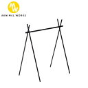 ●MINIMAL WORKS ミニマルワークス INDIAN HANGER L インディアンハンガー MGFU-IH000-GO3BK 【アウトドア キャンプ】