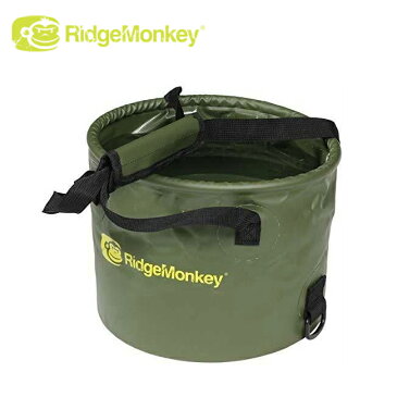 【スマホエントリー限定 P10倍 6月18日10時スタート】● RidgeMonkey リッジモンキー Collapsible Water Buckets 15L コラプシブルウォーターバケツ 【折りたたみ式/水/アウトドア/キャンプ】