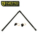 ●NEMO Equipment ニーモ イクイップメント ADJUSTABLE TARP POLE EXTENSION アジャスタブルタープポールエクステンション NM-AC-TPEX 【タープ オプションパーツ キャンプ アウトドア】