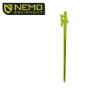 ●NEMO Equipment ニーモ・イクイップメント AIRPIN ULTRALIGHT STAKE エアピンウルトラライトステーク4本セット NM-AC-APS 【ペグ/テント/タープ/キャンプ/アウトドア】【メール便・代引不可】