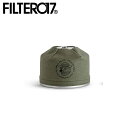 ●Filter017 ワックスキャンバス ガス缶カバー (小/110g) アーミーグリーン 【収納 雑貨 アウトドア キャンプ】【メール便・代引不可】(4)