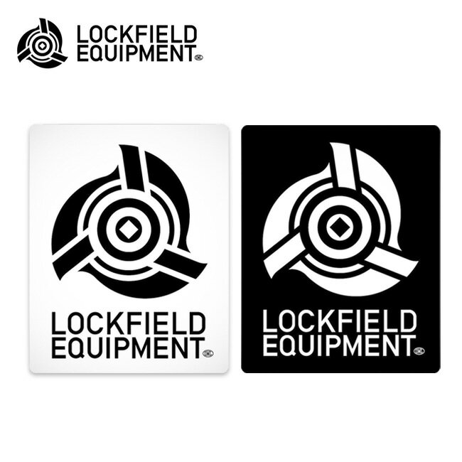 ●LOCKFIELD EQUIPMENT ロックフィールドイクイップメント ミルロゴステッカー PART#20-SRN-000-LFE 【シール 雑貨 カスタム アウトドア】【メール便・代引不可】