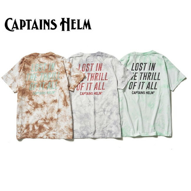 ●CAPTAINS HELM キャプテンズヘルム #THRILL TIE-DYE TEE スリルタイダイティー CH21-SS-T15 