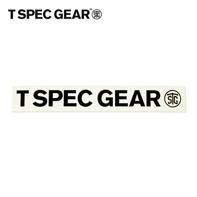 ●T SPEC GEAR ティースペックギア ステンシルステッカー ブラック T-S21003 【シール カスタム 雑貨 アウトドア】【メール便・代引不可】