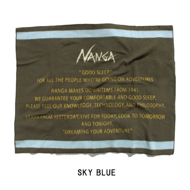 ●NANGA ナンガ NANGA TRADITIONAL BLANKET ナンガトラディショナルブランケット 【ひざ掛け 毛布 防寒 インテリア アウトドア】