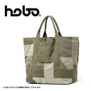 ●hobo ホーボー CARRY-ALL TOTE L UPCYCLED US ARMY CLOTH OLIVE キャリーオールトートエルアップサイクルユーエスアーミークロス HB-BG3413 