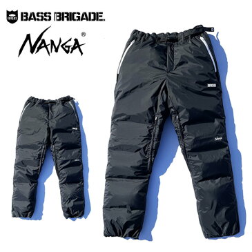 ●NANGA ナンガ×BASS BRIGADE バスブリゲード AURORA DOWN PANTS II オーロラダウンパンツII NBAP02 【コラボ/ボトムス/メンズ/アウトドア】