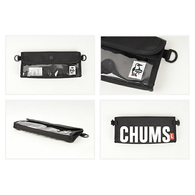 【エントリーでP10倍●9日20:00～16日1:59まで】●【まとめ買いクーポン配布中】CHUMS チャムス Recycle CHUMS Clear Case S リサイクルチャムスクリアーケースS CH60-3292 【文房具 小物 収納 化粧ポーチ】【メール便・代引不可】 2