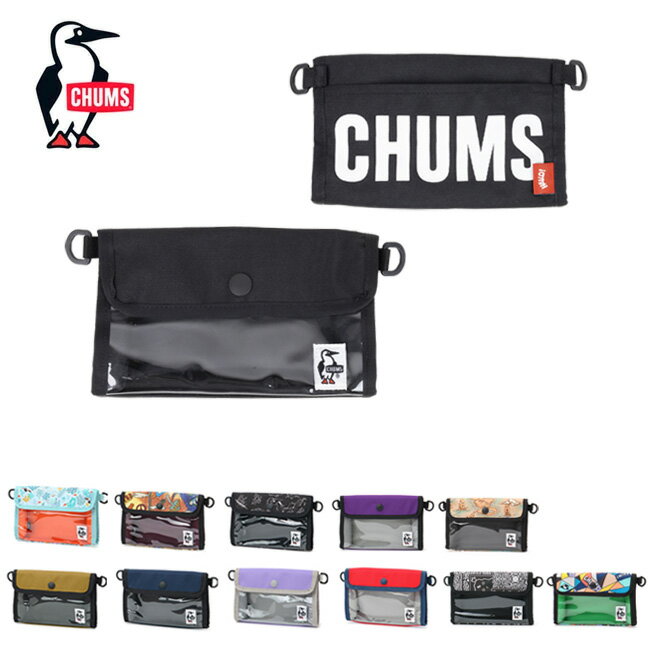 楽天Highball●CHUMS チャムス Recycle CHUMS Clear Case M リサイクルチャムスクリアーケースM CH60-3293 【収納 小物 携帯 化粧ポーチ】【メール便・代引不可】