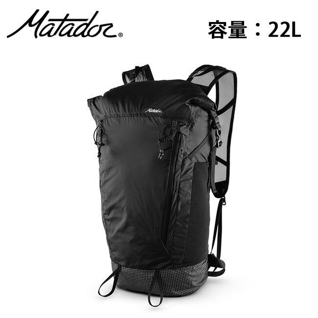樂天商城 - ●Matador マタドール フリーレイン22 ブラック 20370043 【アウトドア カバン リュック バックパック 鞄】