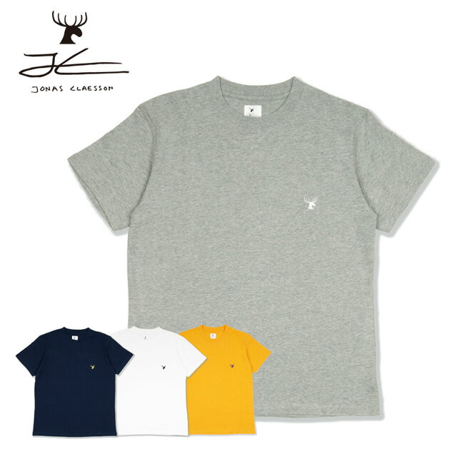 ●JONAS CLAESSON ジョナスクレアッソン Moosehead ムースヘッド 19SSJS-26-SBP-T06 【Tシャツ 半袖 トップス】【メール便 代引不可】