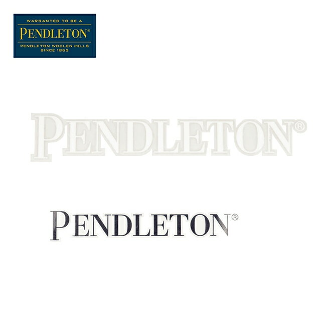 PENDLETON ペンドルトン DIE CUT LOGO STICKER L ダイカットロゴステッカーL PDT-000-223032 【シール キャンプ アウトドア】【メール便・代引不可】