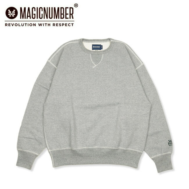 ●MAGICNUMBER マジックナンバー SALTY FATIGUE LOOPWHEEL CREW SWEAT ループホイールクルースウェット 22FW-MN002 【トップス トレーナー アウトドア】