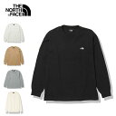 ●THE NORTH FACE ノースフェイス L/S Nuptse Cotton Tee ロングスリーブヌプシコットンティー NT32345 【長袖 Tシャツ トップス メンズ 日本正規品】【メール便 代引不可】