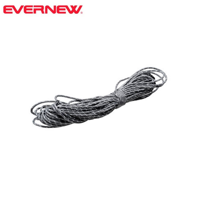 【19日20時〜23日1時59分 限定クーポン配布中】●EVERNEW エバニュー 地味だけど反射する細引 Dia.1.5 EBY674 【テント タープ ロープ キャンプ アウトドア】【メール便・代引不可】