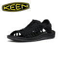 ●KEEN キーン UNEEK II OT ユニークツーオーティー Black/Black 1027290 【メンズ サンダル アウトドア】