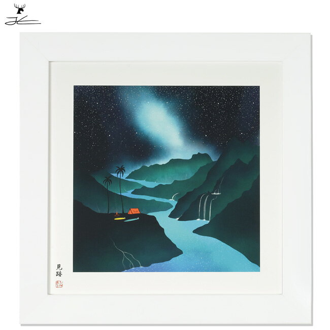 ●JONAS CLAESSON ジョナスクレアッソン 「十牛図」見跡 The Path S(250×250mm) 