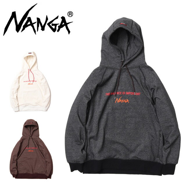 ●NANGA ナンガ ECO HYBRID THE BALANCE SWEAT HOODIE エコハイブリッドザバランススウェットフーディー 