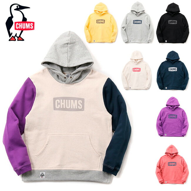 チャムス パーカー メンズ ●★CHUMS チャムス CHUMS Logo Pullover Parka ロゴプルオーバーパーカー CH00-1418 【アウトドア アウター 長袖 フード 裏起毛 メンズ】