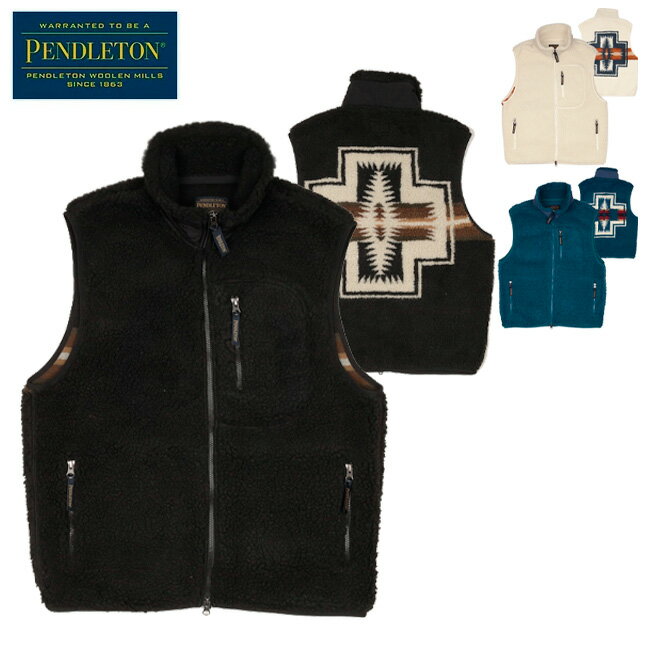 ●PENDLETON ペンドルトン Boa Stand Vest ボアスタンドベスト 3475-3016 