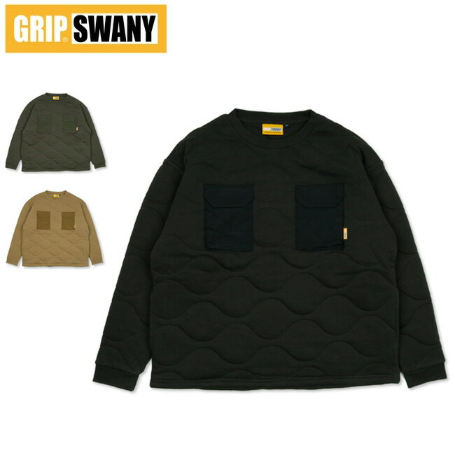 【限定クーポン配布中！】●GRIP SWANY グリップスワニー GEAR POCKET QUILT CREW 2.0 ギアポケットキル..
