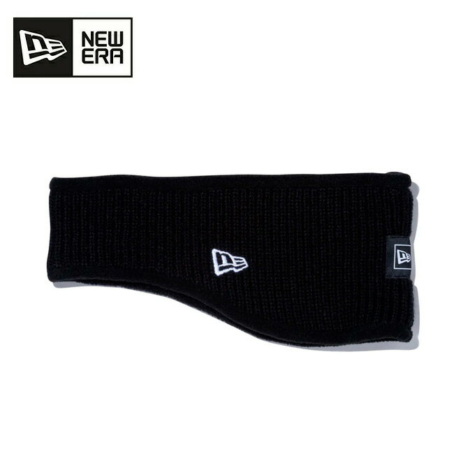 ●NEWERA ニューエラ Knit Ear Warmer ニットイヤーウォーマー ブラック 13772520 【耳当て ヘアバンド 防寒 アウトドア キャンプ】【メール便・代引不可】