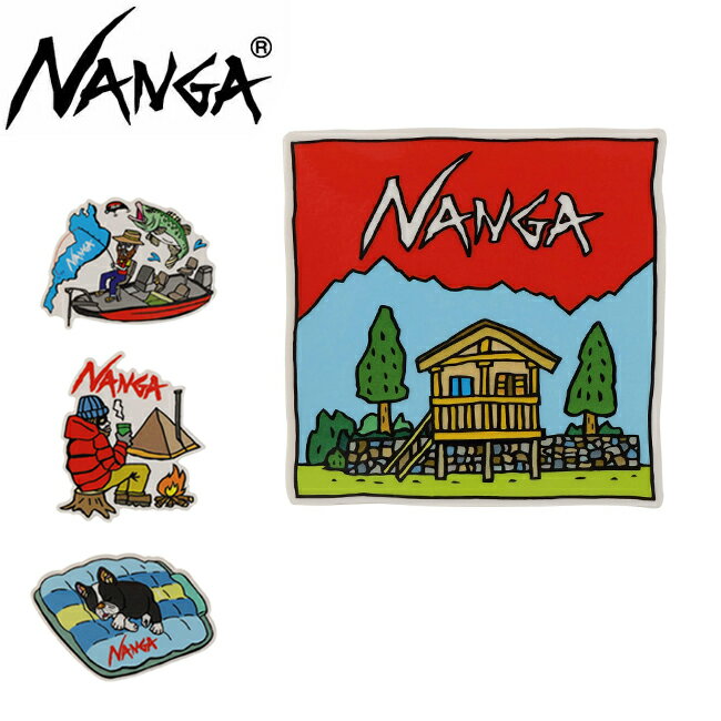 ●NANGA ナンガ NANGA×USHIODA HIROAKI STICKER ナンガ×ウシオダヒロアキステッカー 