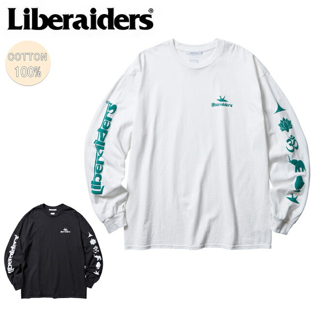 ●Liberaiders リベレイダース SLEEVE LOGO L/S TEE スリーブロゴロングスリーブティー 705032401 