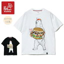 ドムドムハンバーガー go slow caravan ゴースローキャラバン USA/C カニバーガー クマTEE #321941 【 Tシャツ 半袖 トップス コラボ 綿100％ 】【メール便・代引不可】