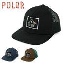 ●POLeR ポーラー PSYCHEDELIC MESH CAP サイケデリックメッシュキャップ 241MCV-03 