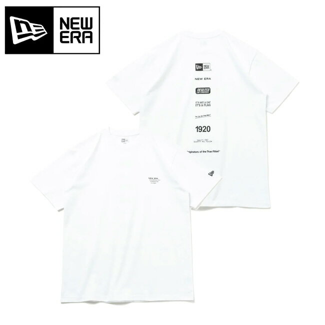 ●NEWERA ニューエラ コットン Tシャツ Archive Logo ホワイト 14121925 