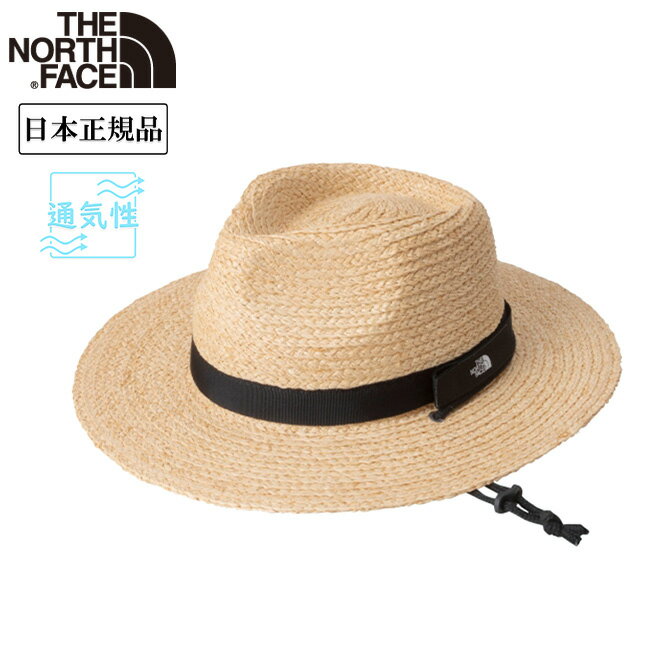 ●THE NORTH FACE ノースフェイス M's Raffia Blade Hat メンズラフィアブレイドハット NN02439 【 フェス 帽子 通気性 収納 コンパクト アウトドア キャンプ 日本正規品 】