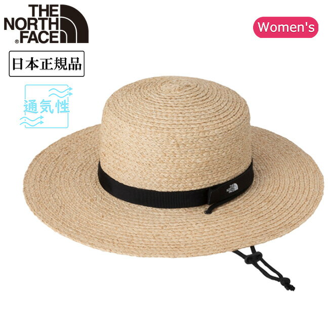 樂天商城 - 【9日20時〜16日1時59分限定クーポン配布中】●THE NORTH FACE ザ・ノース・フェイス W's Raffia Blade Hat ウィメンズラフィアブレイドハット NNW02441 【 フェス 帽子 レディース 通気性 アウトドア キャンプ 日本正規品 】