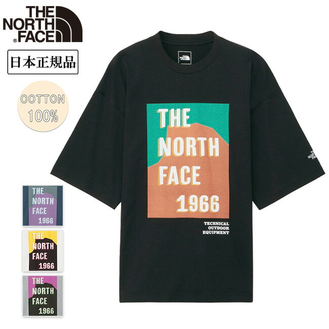【スーパーセール限定クーポン配布中！】●THE NORTH FACE ザ・ノース・フェイス S/S TNF Flyer Tee ショートスリーブTNFフライヤーティー NT32432 【 トップス 半袖 Tシャツ UVケア ビッグシルエット 綿 コットン 日本正規品 】【メール便・代引不可】