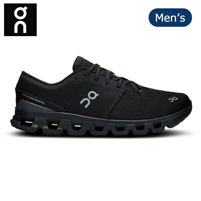 ●On オン Cloud X 4 クラウドエックス4 Black/Eclipse 3ME30040106 【 靴 スニーカー トレーニングシューズ ランニング クライミング メンズ アウトドア 】