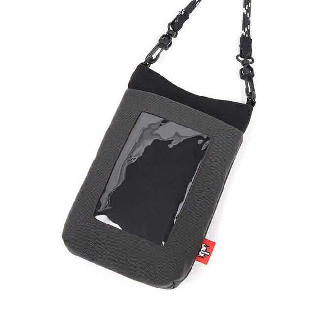●CHUMS チャムス Rope Shoulder Pouch Sweat Nylon ロープショルダーポーチスウェ...