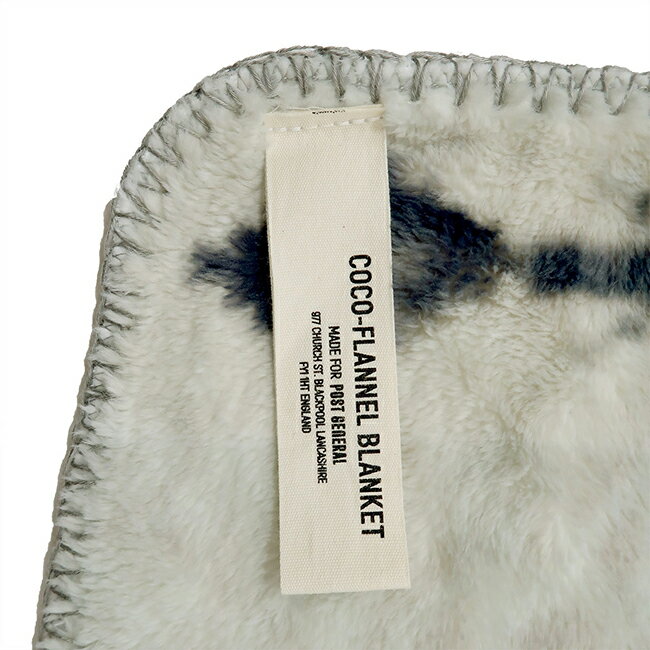 ●POST GENERAL ポストジェネラル FLANNEL FLEECE BLANKET フランネルフリースブランケット 98254 【 ひざ掛け 防寒 アウトドア 】