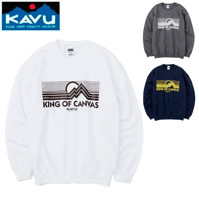 樂天商城 - 【9日20時〜16日1時59分限定クーポン配布中】●KAVU カブー King of Canvas Sweat キングオブキャンバススウェット 19823039 【 トレーナー 長袖 トップス アウトドア 】