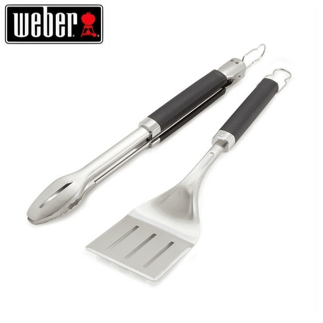 樂天商城 - 【9日20時〜16日1時59分限定クーポン配布中】●Weber ウェーバー プレミアム グリルトング＆スパチュラセット 6771 【 フライ返し 料理 調理 BBQ キャンプ アウトドア 】
