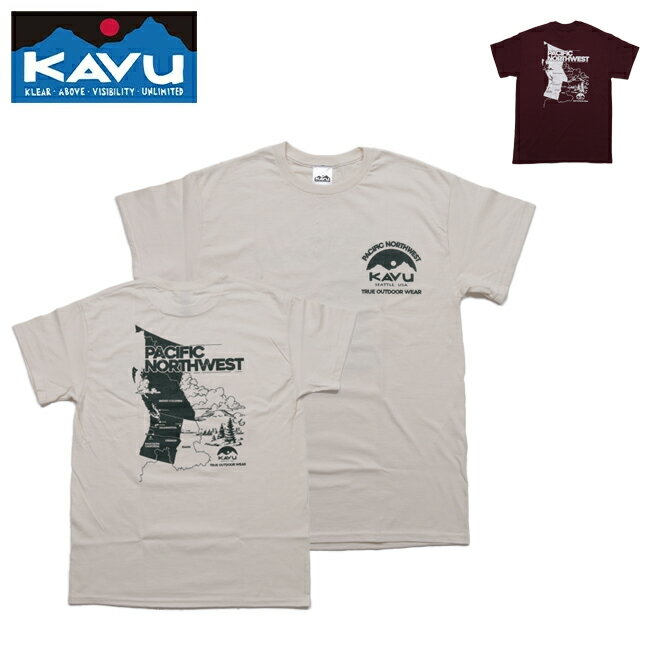 樂天商城 - 【9日20時〜16日1時59分限定クーポン配布中】●KAVU カブー パシフィック NW Tee 19822245 【 トップス Tシャツ 半袖 アウトドア 】【メール便・代引不可】
