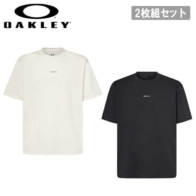 楽天Highball●OAKLEY オークリー FGL 2-Pack Tee 1.0 2パックティー1.0 Phantom FOA407581 【 Tシャツ 半袖 メンズ アウトドア 】