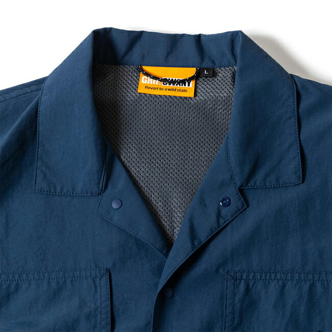 【3/20 20時〜3/26 1時59分限定クーポン配布中！】●GRIP SWANY グリップスワニー SUPPLEX OPEN COLLAR SHIRTS サプレックスオープンカラーシャツ GSS-37 【 トップス メンズ 半袖 キャンプ アウトドア 】
