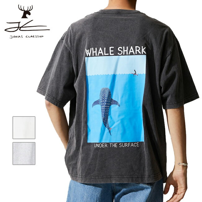 ●JONAS CLAESSON ジョナスクレアッソン Whale Shark SS Tee ホエールシャークショートスリーブティー 10-26-3939-00047 