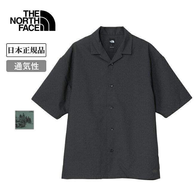 樂天商城 - 【9日20時〜16日1時59分限定クーポン配布中】●THE NORTH FACE ザ・ノース・フェイス S/S Aloha Vent Shirt ショートスリーブアロハベントシャツ NR22532 【 トップス 半袖 シャツ 軽量 通気性 UVカット アウトドア 日本正規品 】