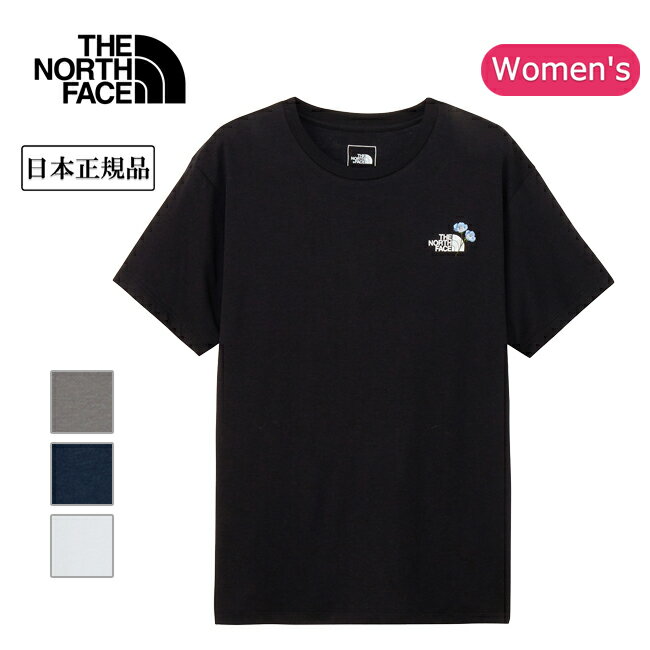 樂天商城 - 【9日20時〜16日1時59分限定クーポン配布中】●THE NORTH FACE ザ・ノース・フェイス S/S Flower Logo Tee ショートスリーブフラワーロゴティー NTW32531 【 トップス 半袖 Tシャツ レディース ウィメンズ アウトドア 日本正規品 】【メール便・代引不可】