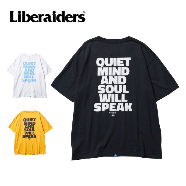 樂天商城 - ●Liberaiders リベレイダース QUIET MIND TEE クワイエットマインドティー 716182501 【 トップス 半袖 Tシャツ 綿 コットン アウトドア 】【メール便・代引不可】