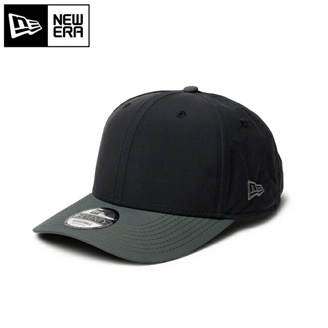 ●NEWERA 뉴에라 9SEVENTY Vintage Nylon 베이직 딥 그레이 샌드 그레이 바이저 14393743 [ 모자 캡 차양 발수 스냅 백 아웃도어 ]
